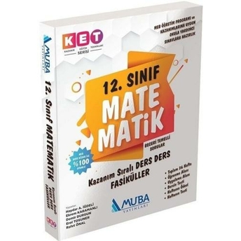 Muba Yayınları 12. Sınıf Matematik Defter Ve Kitap Ket Serisi Haydar A. Iğdeli