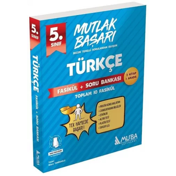 Muba Yayınları 5. Sınıf Türkçe Mutlak Başarı Fasikül Soru Bankası Büşra Tahiroğlu