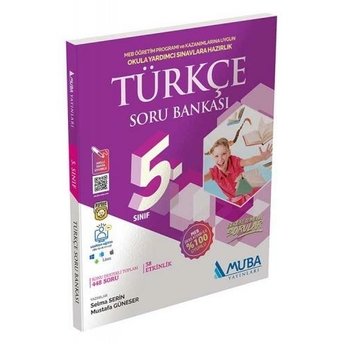 Muba Yayınları 5. Sınıf Türkçe Soru Bankası Selma Serin