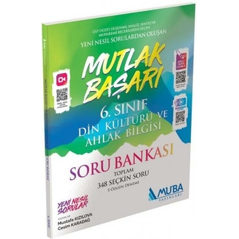 Muba Yayınları 6. Sınıf Din Kültürü Ve Ahlak Bilgisi Mutlak Başarı Soru Bankası Mustafa Kızılova