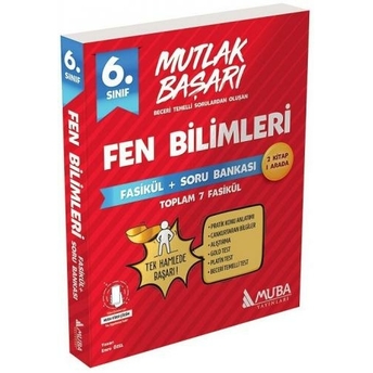 Muba Yayınları 6. Sınıf Fen Bilimleri Mutlak Başarı Fasikül Soru Bankası Emre Özel