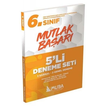 Muba Yayınları 6. Sınıf Mutlak Başarı 5 Li Deneme Seti Komisyon