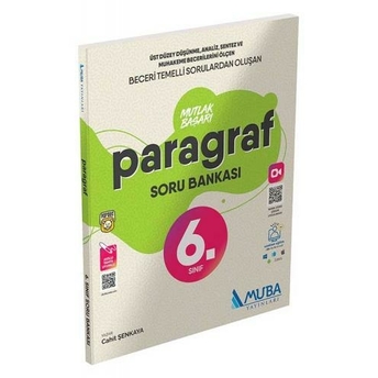 Muba Yayınları 6. Sınıf Paragraf Mutlak Başarı Soru Bankası Cahit Şenkaya