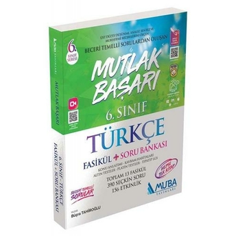 Muba Yayınları 6. Sınıf Türkçe Fasikül Ve Soru Bankası Büşra Tahiroğlu