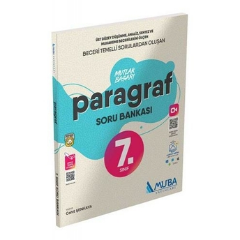 Muba Yayınları 7. Sınıf Paragraf Mutlak Başarı Soru Bankası Cahit Şenkaya