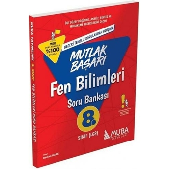 Muba Yayınları 8. Sınıf Lgs Fen Bilimleri Mutlak Başarı Soru Bankası Osman Hare