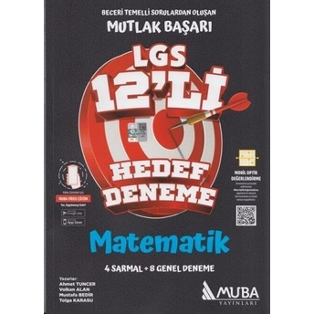 Muba Yayınları 8. Sınıf Lgs Matematik 12 Li Hedef Deneme Komisyon