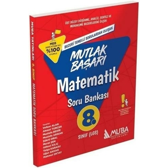 Muba Yayınları 8. Sınıf Lgs Matematik Mutlak Başarı Soru Bankası Mustafa Arıkan