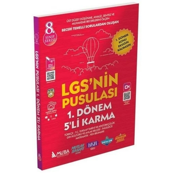 Muba Yayınları 8. Sınıf Lgs Nin Pusulası 1. Dönem 5 Li Karma Deneme Komisyon