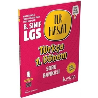 Muba Yayınları 8. Sınıf Lgs Türkçe 1. Dönem Ilk Hasat Soru Bankası Komisyon