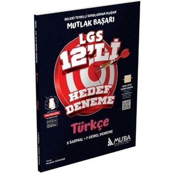 Muba Yayınları 8. Sınıf Lgs Türkçe 12 Li Hedef Deneme Komisyon