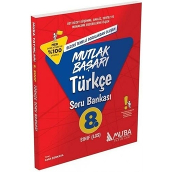 Muba Yayınları 8. Sınıf Lgs Türkçe Mutlak Başarı Soru Bankası Cahit Şenkaya