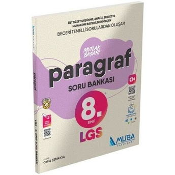 Muba Yayınları 8. Sınıf Paragraf Lgs Mutlak Başarı Soru Bankası Cahit Şenkaya