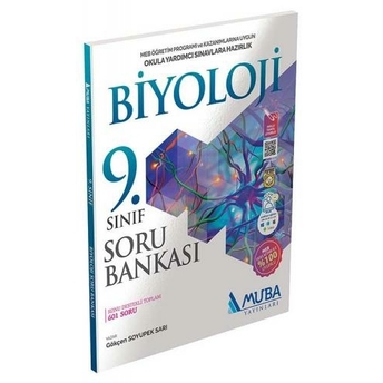 Muba Yayınları 9. Sınıf Biyoloji Soru Bankası Gökçen Soyupek Sarı