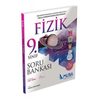 Muba Yayınları 9. Sınıf Fizik Soru Bankası Komisyon