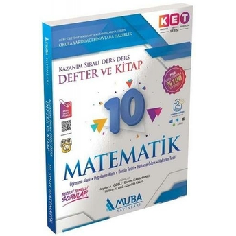 Muba Yayınları Ket Serisi 10.Sınıf Matematik Defter Ve Kitap Komisyon