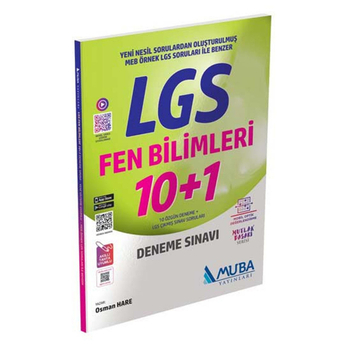 Muba Yayınları Lgs Fen Bilimleri 10 1 Deneme Sınavı Komisyon