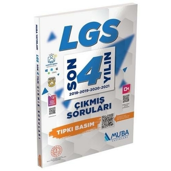 Muba Yayınları Lgs Son 4 Yılın Çıkmış Soruları Tıpkı Basım Komisyon