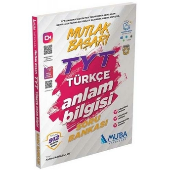 Muba Yayınları Tyt Türkçe Anlam Bilgisi Mutlak Başarı Soru Bankası Fatma Karabulut