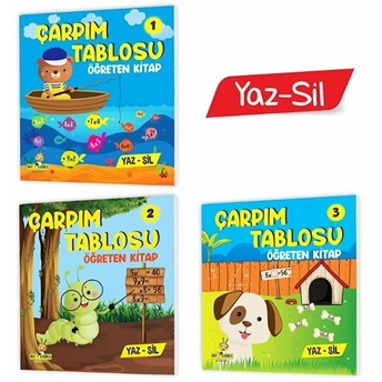 Mucit Karınca Çarpım Tablosu Öğreten Kitap Serisi (Yaz-Sil) Kolektif