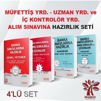 Müfettiş Yrd. - Uzman Yrd. Ve Iç Kontrolör Yrd. Alım Sınavına Hazırlık 4'Lü Set Komisyon