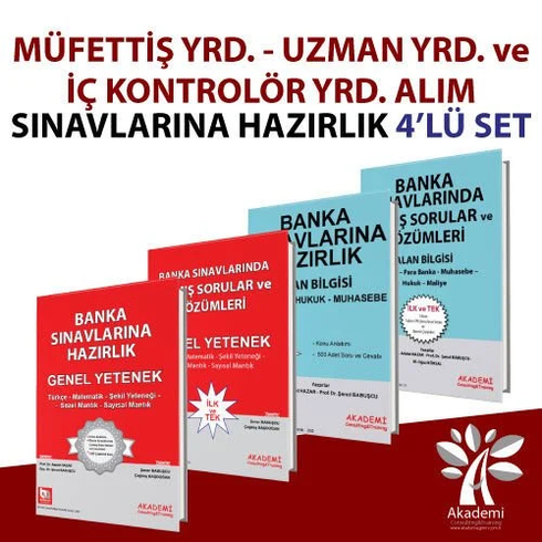 Müfettiş Yrd. - Uzman Yrd. Ve Iç Kontrolör Yrd. Alım Sınavına Hazırlık 4'Lü Soru Set Komisyon