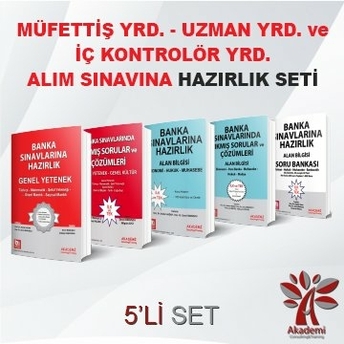 Müfettiş Yrd. - Uzman Yrd. Ve Iç Kontrolör Yrd. Alım Sınavına Hazırlık 5'Li Set Komisyon