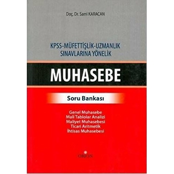 Muhasebe Soru Bankası Sami Karacan