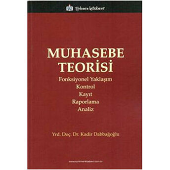 Muhasebe Teorisi Kadir Dabbağoğlu