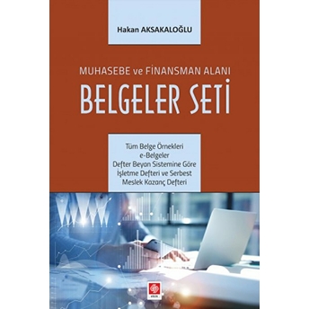 Muhasebe Ve Finansman Alanı Belgeler Seti Hakan Aksakaloğlu