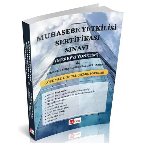 Muhasebe Yetkilisi Sertifikası Sınavı (Merkezi Yönetim) Çıkmış Çözümlü Sorular Kolektif