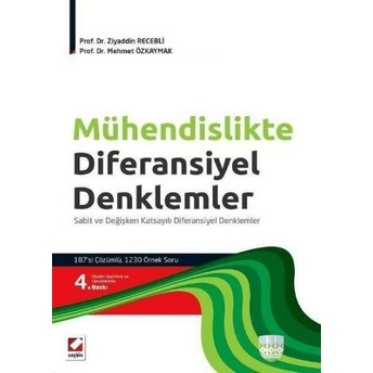 Mühendislikte Diferansiyel Denklemler Ziyaddin Recebli