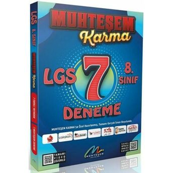 Muhteşem Yayınları 2023 Lgs 7 Li Karma Deneme Seti Komisyon