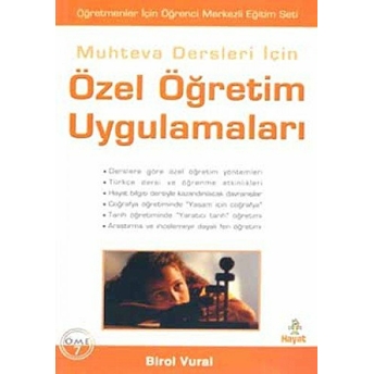 Muhteva Dersleri Için Özel Öğretim Yöntemleri Birol Vural