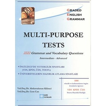 Multi-Purpose Tests Abdurrahman Kilimci