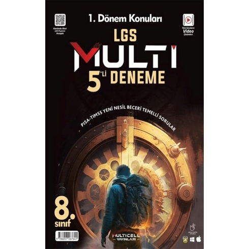 Multicell Yayınları Lgs Multi 5'Li Deneme (1. Dönem Konuları)