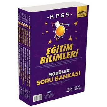 Murat Yayınları 2023 Kpss Eğitim Bilimleri Soru Bankası Çözümlü Modüler Setkomisyon