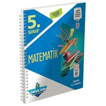 Murat Yayınları 5. Sınıf Matematik Okulum Akıllı Defter Komisyon