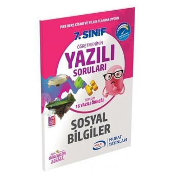 Murat Yayınları 7. Sınıf Sosyal Bilgiler Öğretmenimin Yazılı Soruları Komisyon