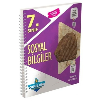 Murat Yayınları 7. Sınıf Sosyal Bilgiler Okulum Akıllı Defter Komisyon