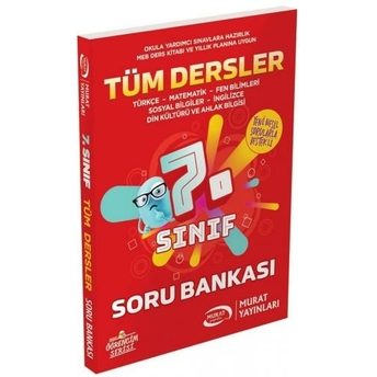 Murat Yayınları 7. Sınıf Tüm Dersler Soru Bankası Komisyon