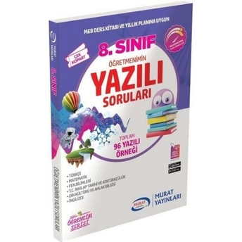 Murat Yayınları 8. Sınıf Öğretmenimin Yazılı Soruları Komisyon