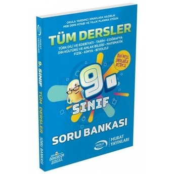 Murat Yayınları 9. Sınıf Tüm Dersler Soru Bankası Komisyon