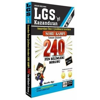 Mutlak Değer Lgs Öncesi Çözülmesi Gereken 240 Fen Bilimleri Soru Kampı (Yeni) Muzaffer Bilgiç