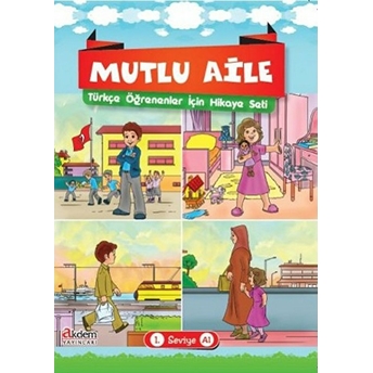 Mutlu Aile Türkçe Öğrenenler Için Hikaye Seti M. Serdar Şadoğlu