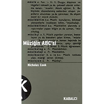 Müziğin Abc'si Nicholas Cook