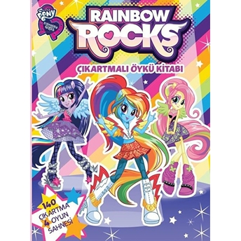 My Little Pony Rainbow Rocks Çıkartmalı Öykü Kitabı Kolektif