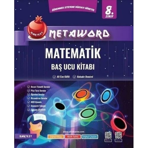 Nartest Yayınevi 8. Sınıf Metaword Matematik Baş Ucu Kitabı