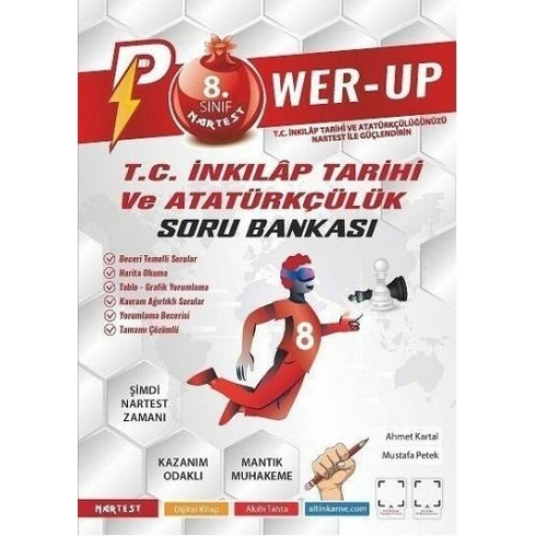 Nartest Yayınevi 8.Sınıf Power-Up Inkilap Tarihi Soru Bankası