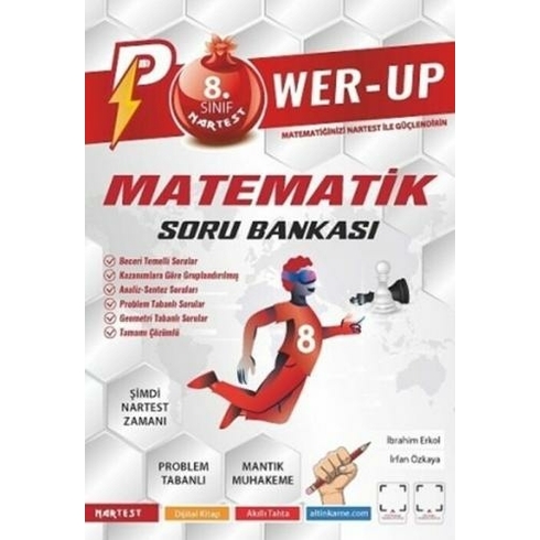 Nartest Yayınevi 8 Sınıf Power Up Matematik Soru Bankası